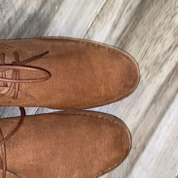 Kenneth Cole‎ Reaction Desert Sun Chukka Boot Mens Size 11.5 Leather Brown Shoe