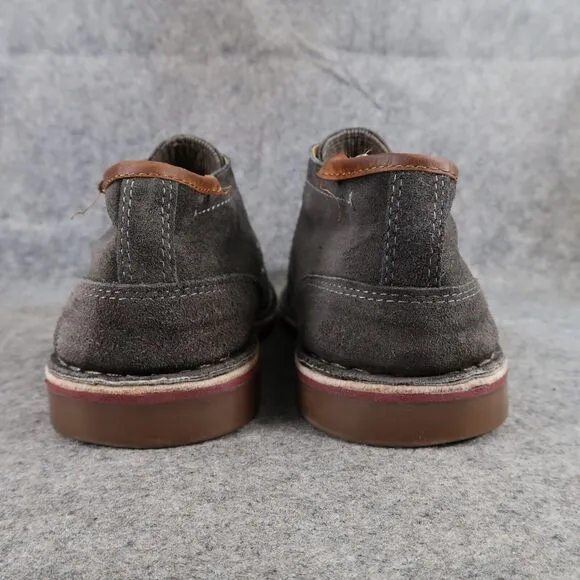 Kenneth Cole Shoes Mens 10 Oxford Desert Boot Classic Suede Dress Comfort Grey