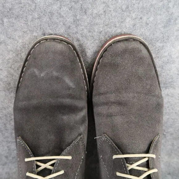 Kenneth Cole Shoes Mens 10 Oxford Desert Boot Classic Suede Dress Comfort Grey