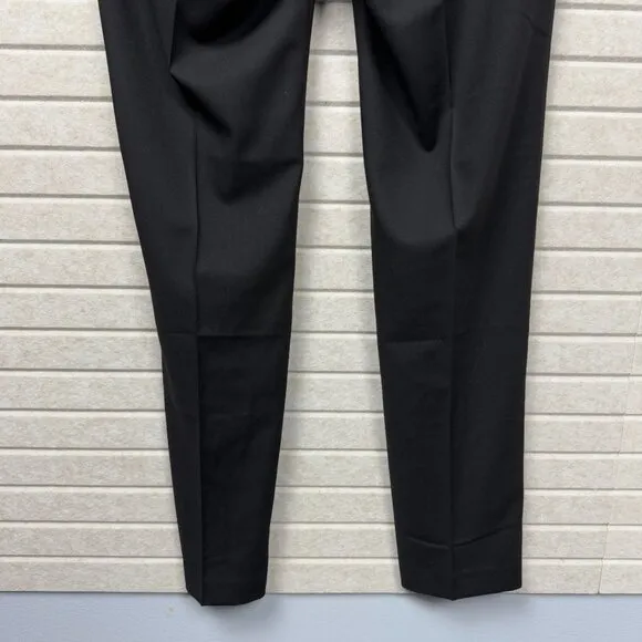 Kenneth Techni Cole Reaction Modern Fit Flat Front Dress Pants Black 34x32 NWT
