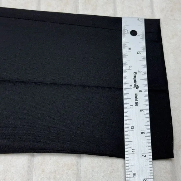 Kenneth Techni Cole Reaction Modern Fit Flat Front Dress Pants Black 34x32 NWT