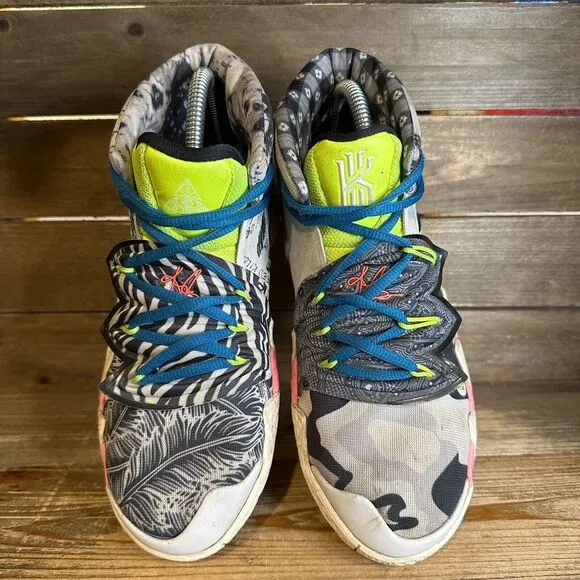 Kids Nike Kybrid S2 What The 2.0 Mid Basketball Athletic Shoes Sneakers Size 6 Y