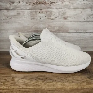 Kizik Mens Athens White Hands Free Sneakers Athletic Shoes Size 11 Wide
