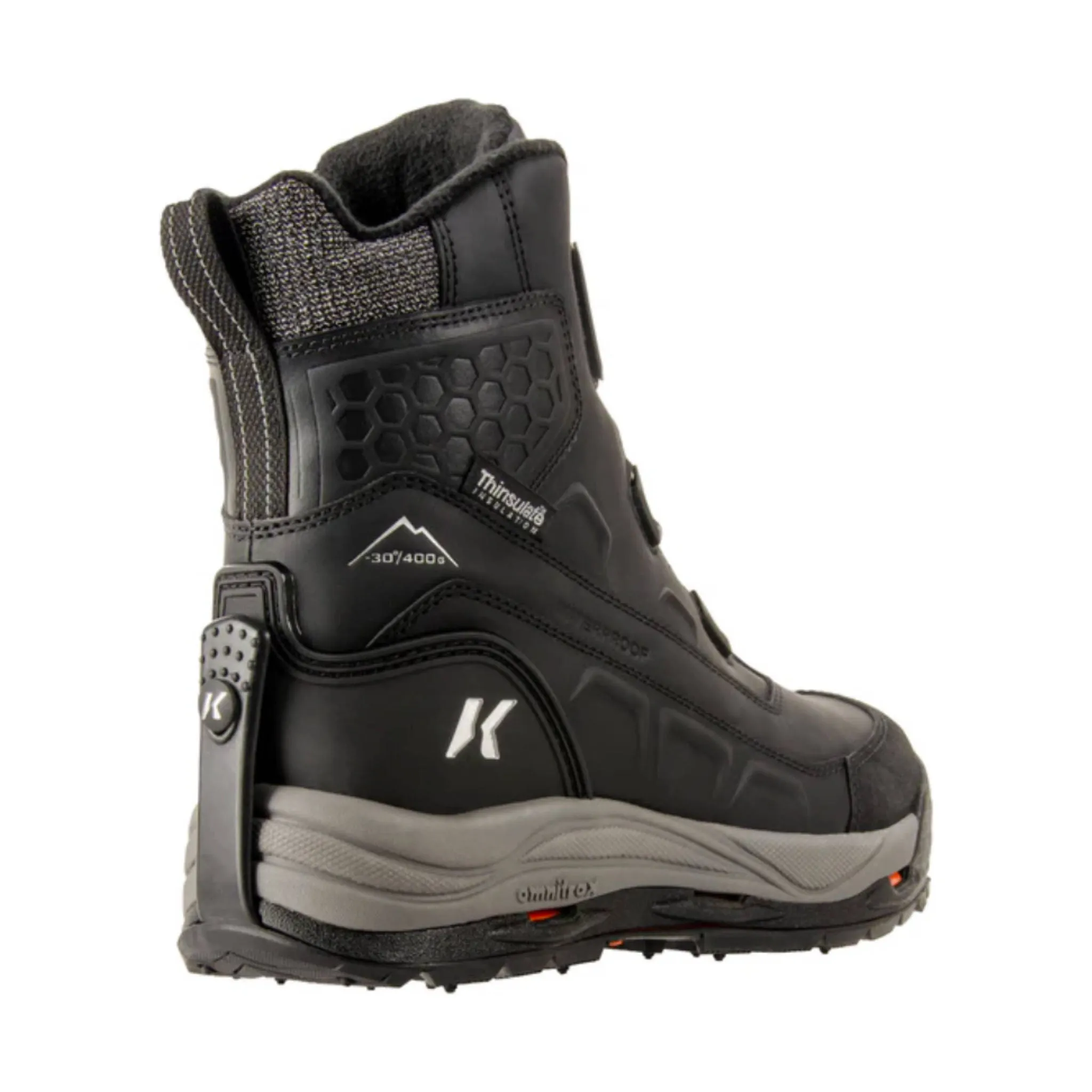 Korkers Men's Snowmageddon Boa Winter Boots - Black