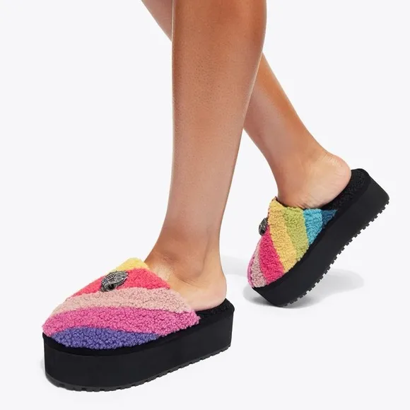 KURT GEIGER Kensington Colorful Platform Slipper
