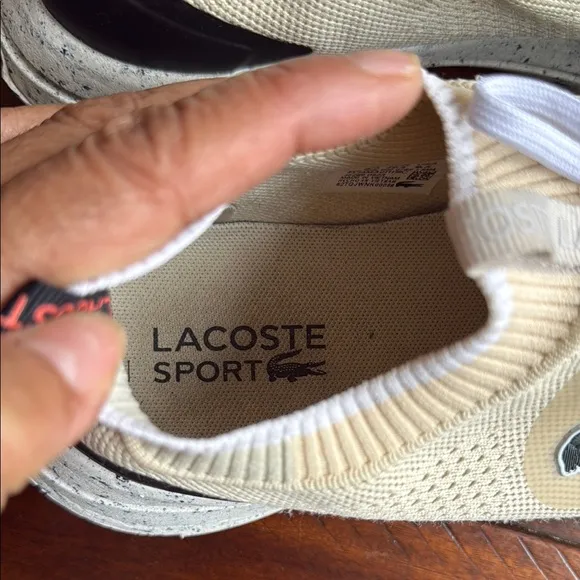 Lacoste Men’s Tan and Black Athletic Shoes