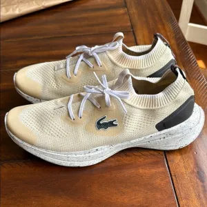 Lacoste Men’s Tan and Black Athletic Shoes