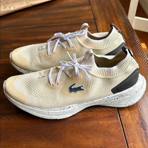 Lacoste Men’s Tan and Black Athletic Shoes