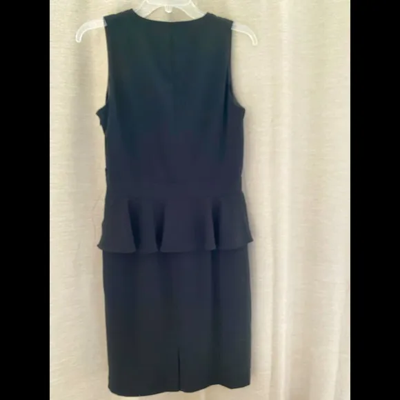 LAUREN Ralph Lauren Little Black Dress (LBD) Classic Peplum Dress