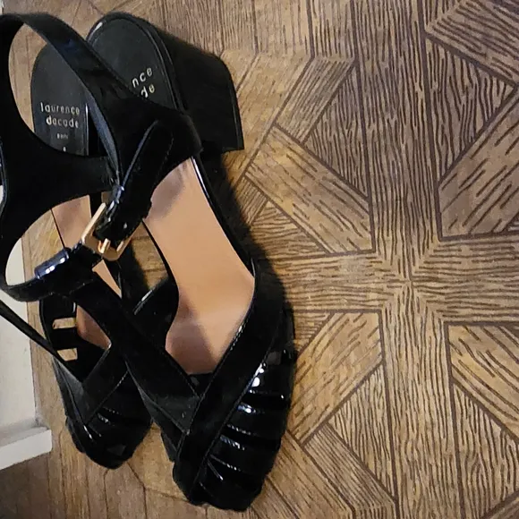 Laurence Dacade Black Platform Shoes Classic Design