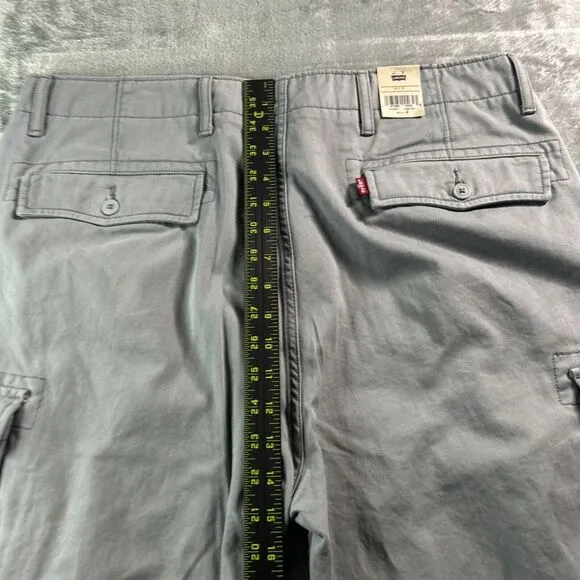 Levi's Men's Tapered Leg ACE Cargos Gray Pants Size‎ 38x30