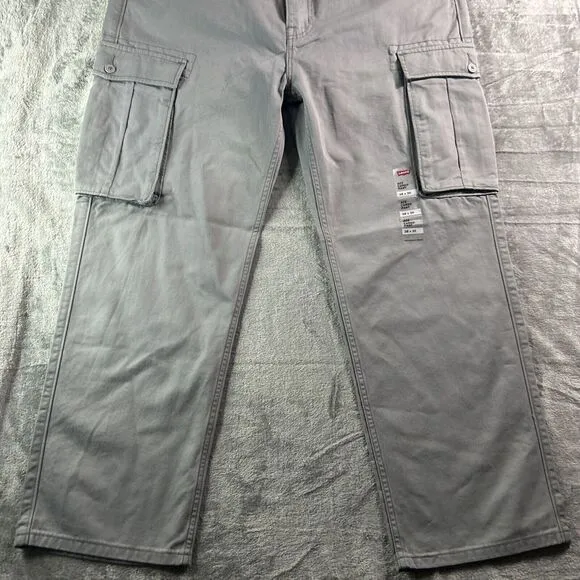 Levi's Men's Tapered Leg ACE Cargos Gray Pants Size‎ 38x30