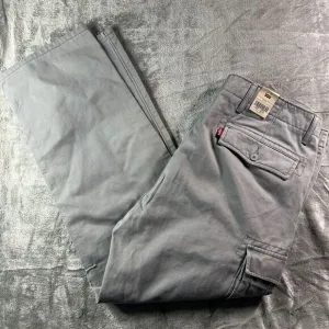 Levi's Men's Tapered Leg ACE Cargos Gray Pants Size‎ 38x30