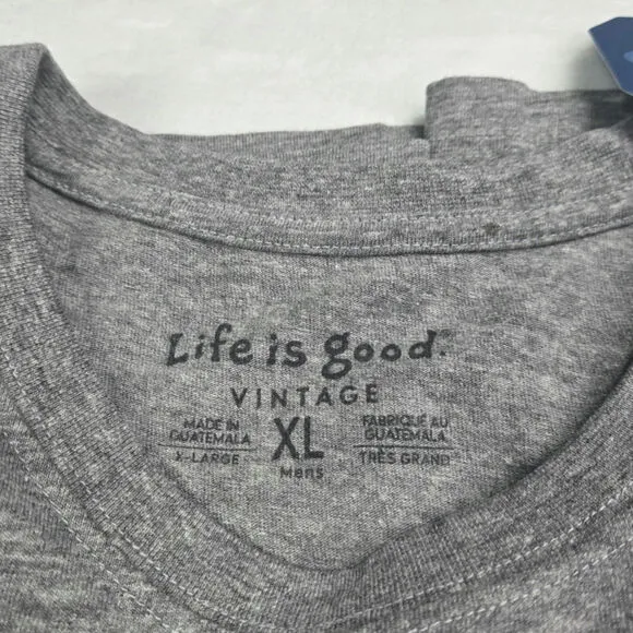 Life Is Good shirts XL Lot of 4 Favorite Parent, Smoke Show, Half Full, Classic