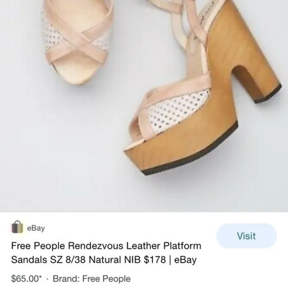 Like New Free people pink leather platform shoes size 9 with box