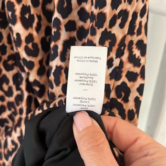 Likely nwt Constance Leopard Print classic Dress size 4