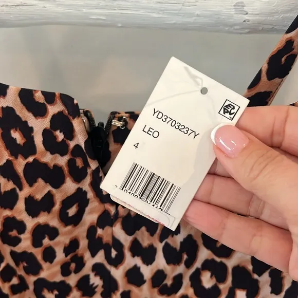 Likely nwt Constance Leopard Print classic Dress size 4