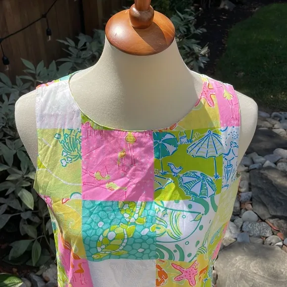 Lilly Pulitzer Classic Patchwork Shift Dress