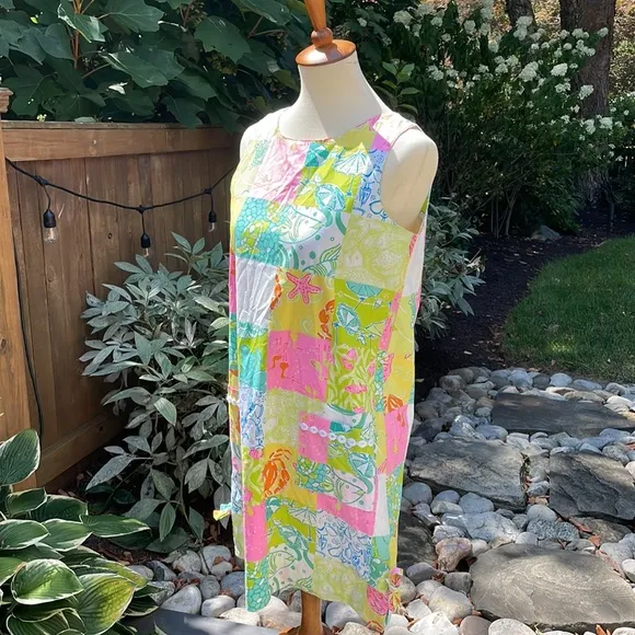 Lilly Pulitzer Classic Patchwork Shift Dress