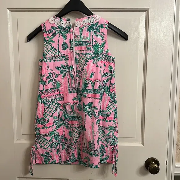 Lilly Pulitzer Classic Shift Pink Dress size 8