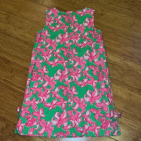 Lilly Pulitzer Little Lilly Shift Classic Dress in All A Flutter butterfly print