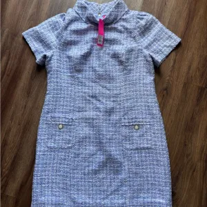 Lily Pulitzer lilac purple/blue tweed dress, Tessa style