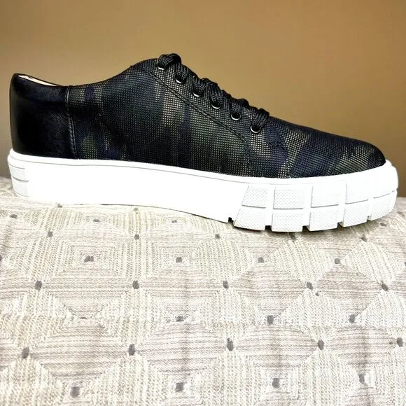 Linea Paolo Kenzi Camo Camouflage Platform Lace Up Sneaker Shoes Women's 8.5