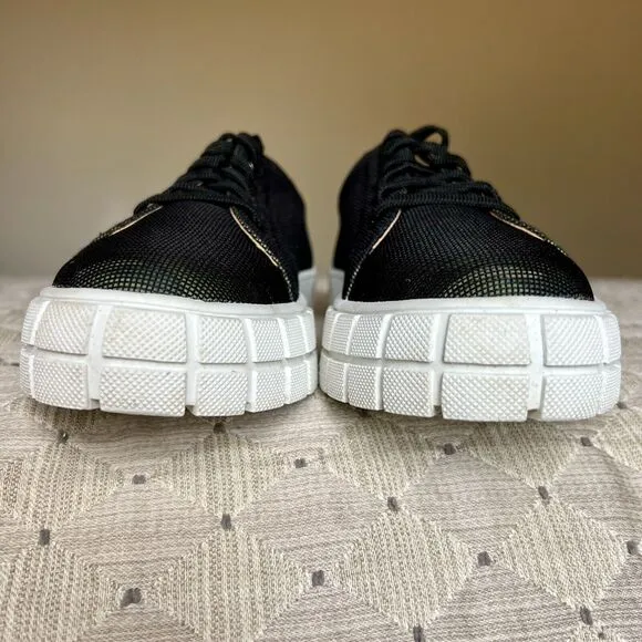 Linea Paolo Kenzi Camo Camouflage Platform Lace Up Sneaker Shoes Women's 8.5