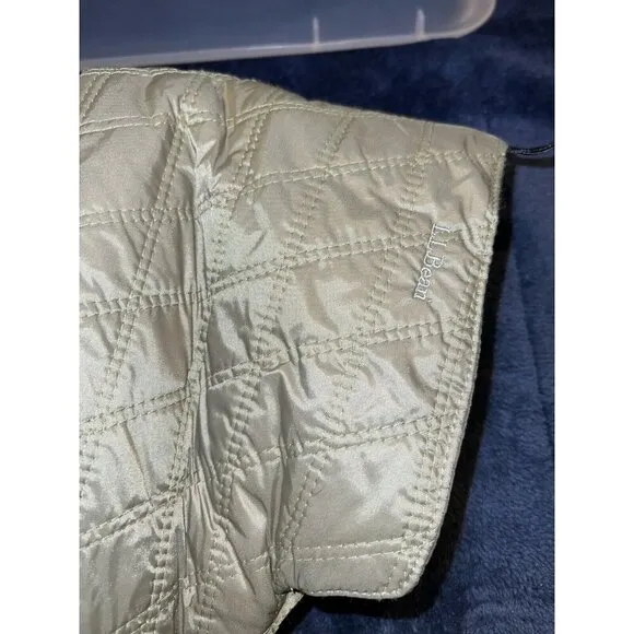 LL BEAN Quilted Bootie Slippers Pull On Mens Sz XL/ 12-13
