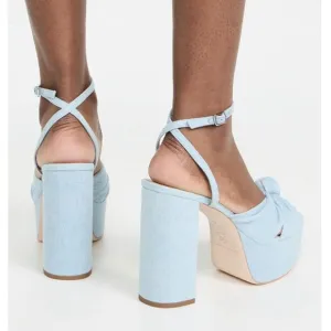 Loeffler Randall Knot Sandals | Roz Denim 💝 New in box! 💖
