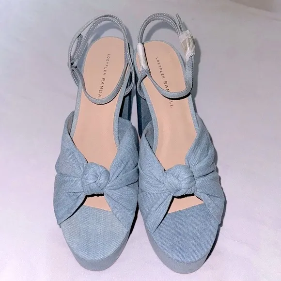 Loeffler Randall Knot Sandals | Roz Denim 💝 New in box! 💖