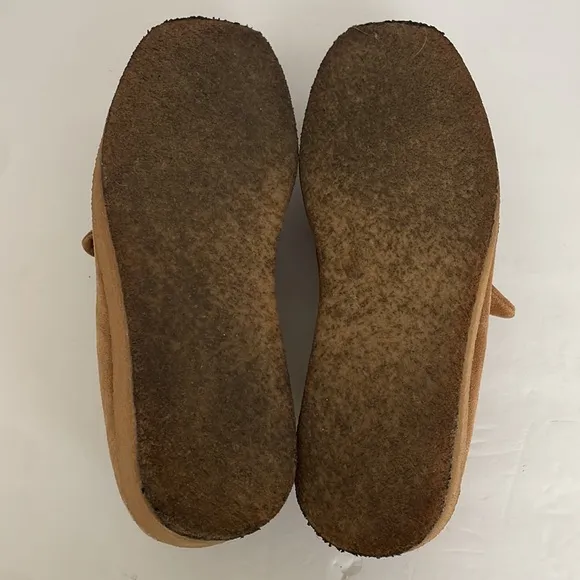 Loeffler Randall Women’s Tabitha Suede Knot Chukka Platform Shoes Tan 9.5