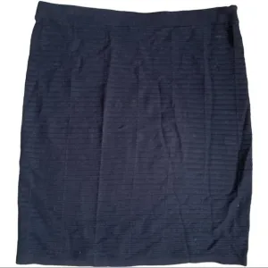 Loft Size XL black textured skirt, classic, elegant, soft stretchy