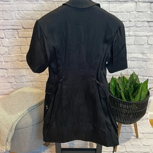 Lorenzo Short Sleeve Belted Blazer Dress