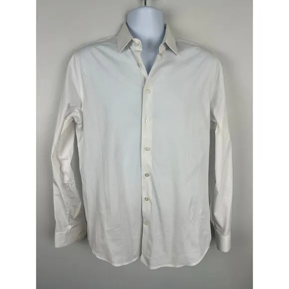Lot of 6 Men’s Express 1MX Fitted and Modern Fit Dress Shirts Medium