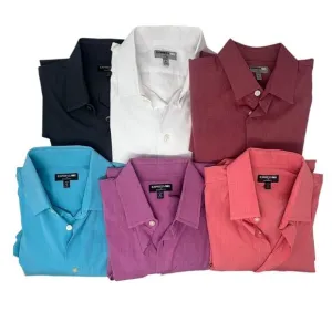 Lot of 6 Men’s Express 1MX Fitted and Modern Fit Dress Shirts Medium