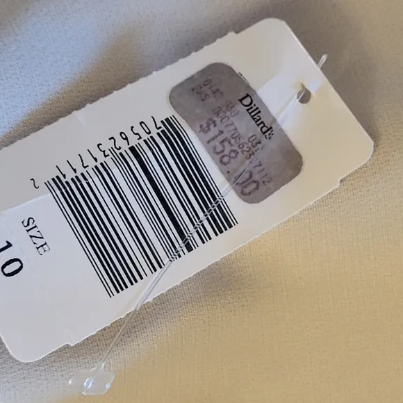 Louben off white size 10 dress suit NWT
