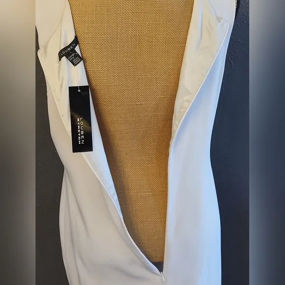 Louben off white size 10 dress suit NWT