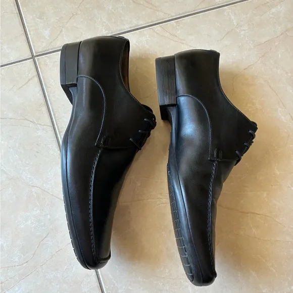 Louis Vuitton Classic Black Leather Men's Shoes