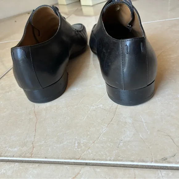 Louis Vuitton Classic Black Leather Men's Shoes