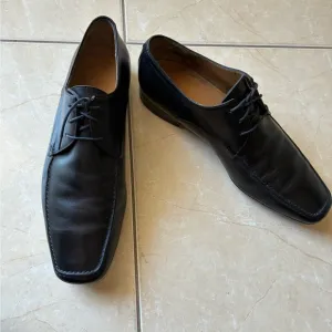 Louis Vuitton Classic Black Leather Men's Shoes