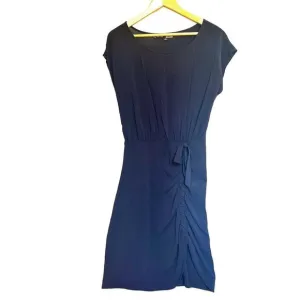 Love moschino blue dress size 6 ruffle classic elegant