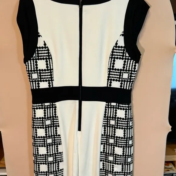 Lovely Laundry Dress with Black Detail