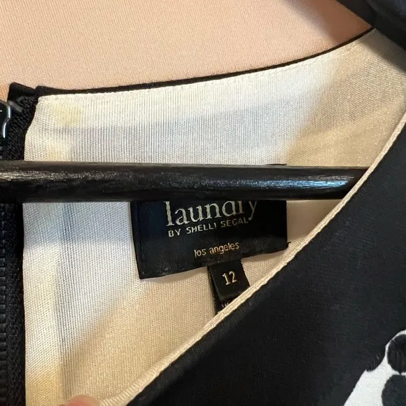 Lovely Laundry Dress with Black Detail