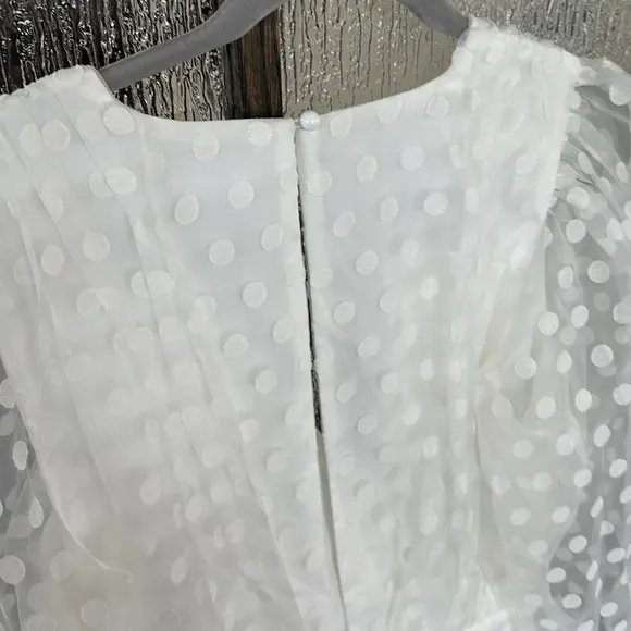 Lovers And Friends White Polka Dot Dress NEW