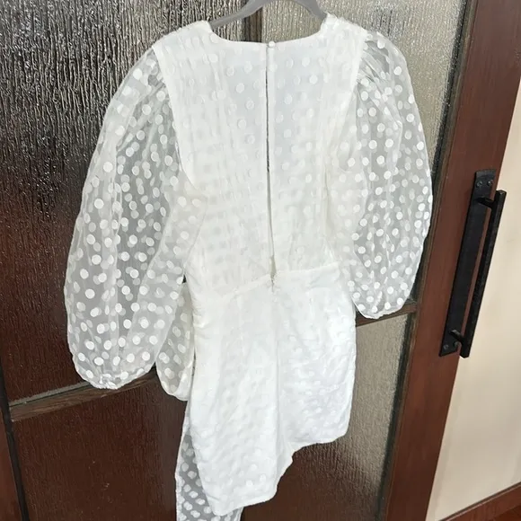 Lovers And Friends White Polka Dot Dress NEW