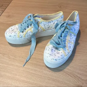LoveShackFancy Superga platform shoes