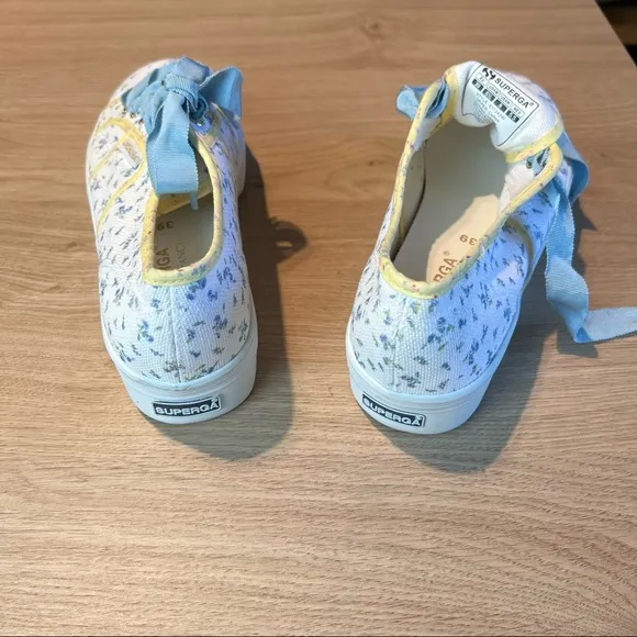 LoveShackFancy Superga platform shoes