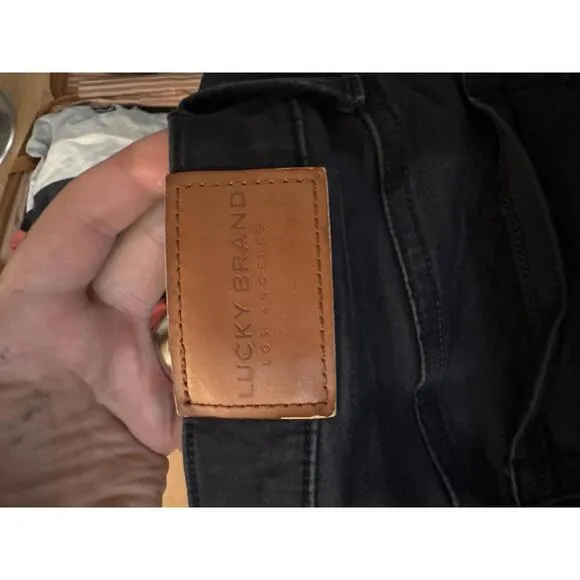 Lucky Brand 121 Slim Straight Jeans Black W32 L30 – Classic