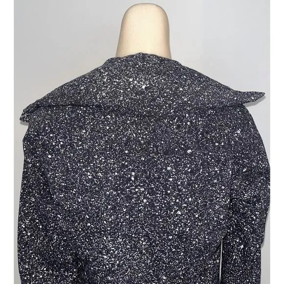 Lululemon Here To Move Jacket, Luminesce Splatter, White &amp; Black, Size 2, EUC